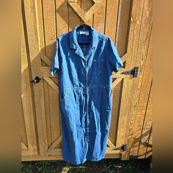 Roaman's Dresses & Skirts - Roaman's Blue Maxi Dress
